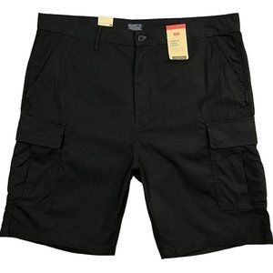 Levis Mens Carrier Cargo Shorts Size 42-44 Black Cotton Casual & Stylish Shorts